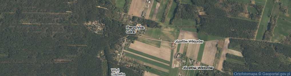 Zdjęcie satelitarne Pierzchnia Góra ul.